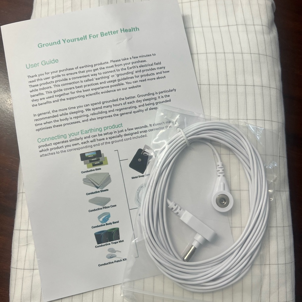 Naturelink King Grounding fitted sheet